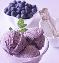 Blueberry  ice cream