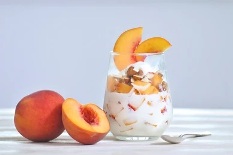 peach yoghurt